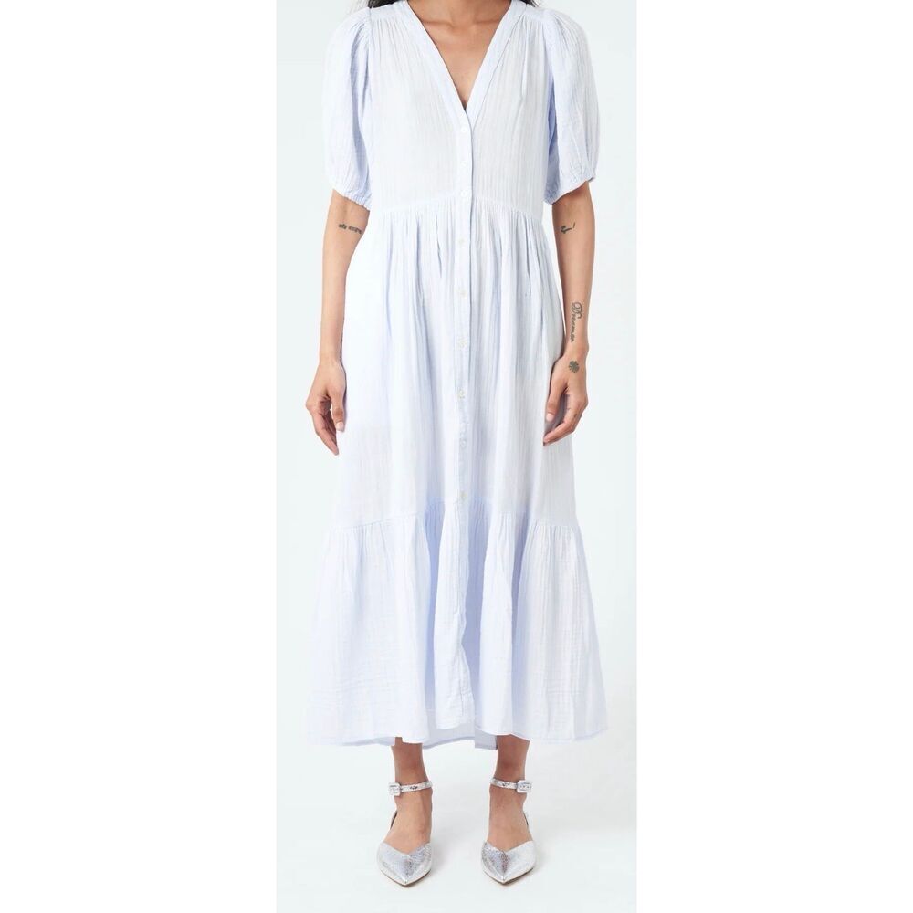 Xirena Lennox100% Cotton Dress in Sky Blue NWT Size X-Small